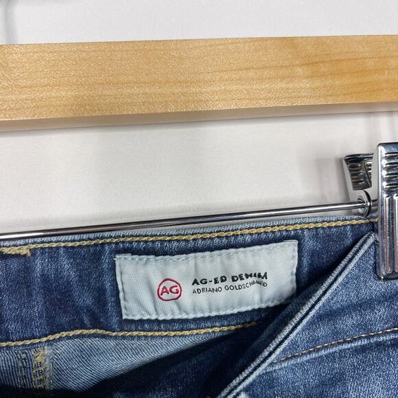 AG Adriano Goldschmied Womens 27 Farrah High Rise Skinny Jeans Ankle Medium Wash - Picture 8 of 10